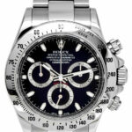 Rolex Daytona Chronograph Steel Black Dial Mens Oyster 40mm Watch G 116520