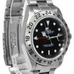 Rolex Explorer II GMT Steel Black Dial Mens 40mm Automatic Watch D 16570 T