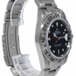 Rolex Explorer II GMT Steel Black Dial Mens 40mm Automatic Watch D 16570 T