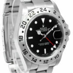 Rolex Explorer II GMT Steel Black Dial Mens 40mm Automatic Watch Z 16570