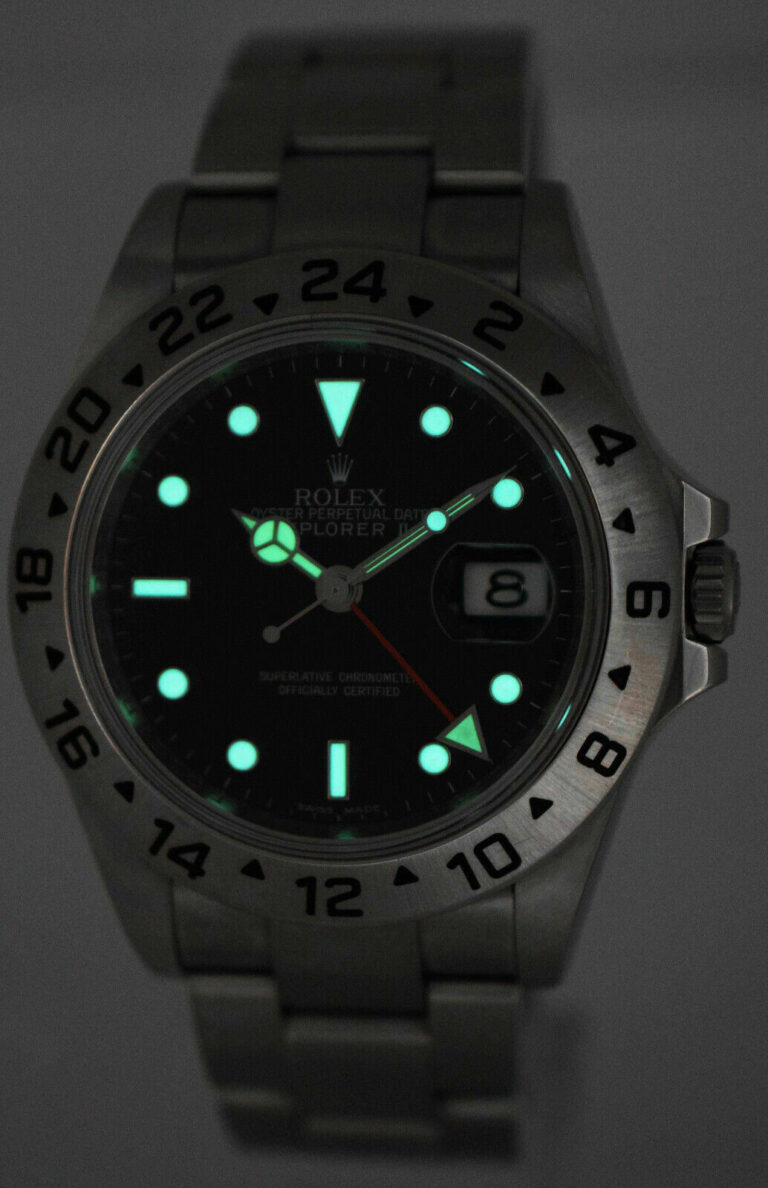 Rolex Explorer II GMT Steel Black Dial Mens 40mm Automatic Watch Z 16570