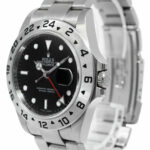 Rolex Explorer II GMT Steel Black Dial Mens 40mm Automatic Watch Z 16570