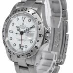 Rolex Explorer II GMT Steel White Dial Mens 40mm Automatic Watch B/P K 16570