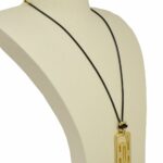 Bvlgari Parentesi Openwork 18k Yellow Gold Pendant 16''+ Necklace