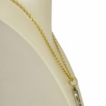 Bvlgari Tondo Snowflake 18k Yellow Gold/Steel Round Pendant Chain Necklace