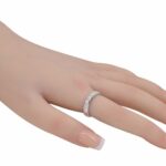 Chopard Ice Cube 18k White Gold Micro-Pave 1.52ct Diamond Ring Size 5.25