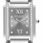 Patek Philippe Twenty~4 Steel 
Diamond Gray Dial Ladies Watch 24 B/P 4910/10A