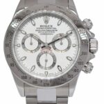 Rolex Daytona Chronograph Steel White Dial Mens 40mm Watch B/P P' 116520