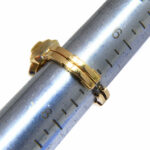 1.68 ct tw Diamond 14k Yellow Gold Ring with Fingermate Shank Size 6.25