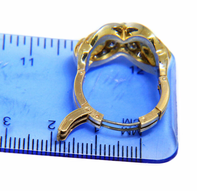 1.68 ct tw Diamond 14k Yellow Gold Ring with Fingermate Shank Size 6.25