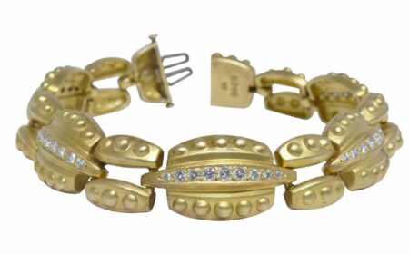 18K Yellow Gold Raafty Diamond Bracelet