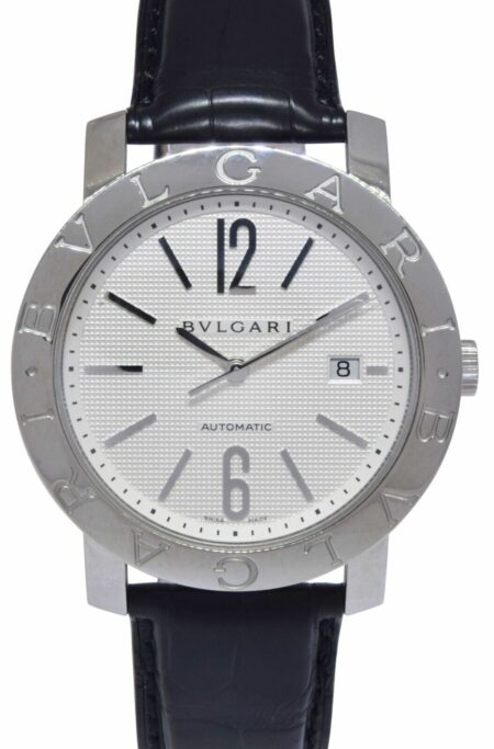 Bvlgari Bvlgari Stainless Steel Silver Dial Mens 42mm Automatic Watch BB42SL