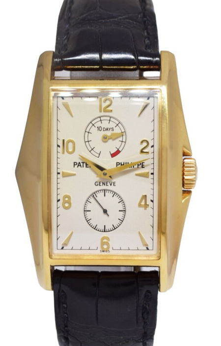 Patek Philippe 5100 Gondolo 18k Yellow Gold Watch 10 Day Power Reserve B/P 5100J