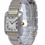 Cartier Tank Francaise Midsize 18k Yellow Gold/Steel Ladies Quartz Watch 2301