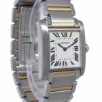 Cartier Tank Francaise Midsize 18k Yellow Gold/Steel Ladies Quartz Watch 2301