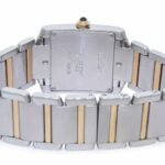 Cartier Tank Francaise Midsize 18k Yellow Gold/Steel Ladies Quartz Watch 2301