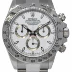 Rolex Daytona Chronograph Steel White Dial Mens 40mm Watch Scrambled '12+ 116520