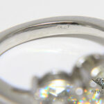 1.91 1.22 1.22 Carat Round Brilliant Diamond Platinum Ring + GIA Certificate