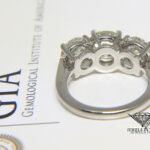 1.91 1.22 1.22 Carat Round Brilliant Diamond Platinum Ring + GIA Certificate