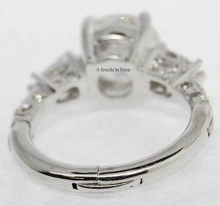 2.07 Round Brilliant Diamond Ring 14k White Gold GIA