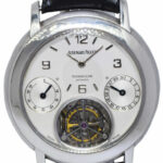 Audemars Piguet Jules Audemars Tourbillon Platinum Silver Dial Date Auto 25718PT