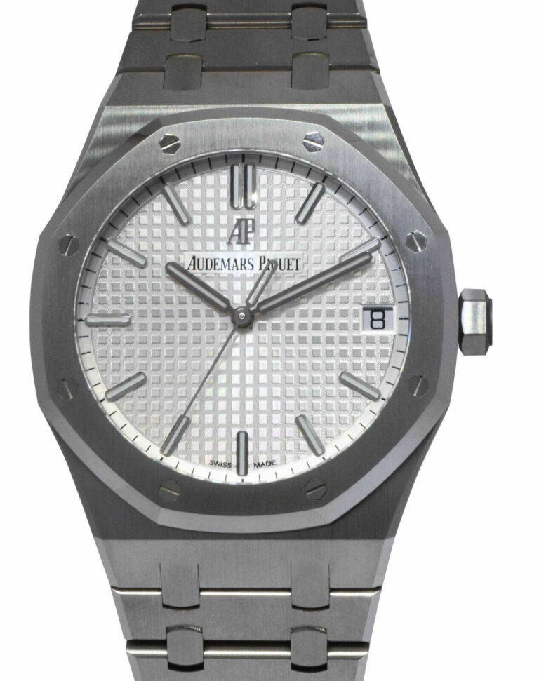 Audemars Piguet Royal Oak 41 Mens Silver Dial Watch B/P 15500ST.OO.1220ST.04