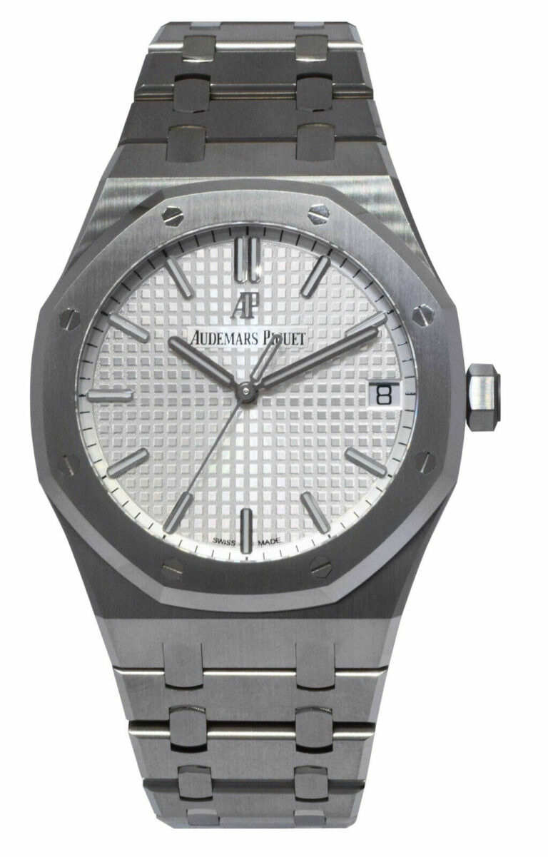 Audemars Piguet Royal Oak 41 Mens Silver Dial Watch B/P 15500ST.OO.1220ST.04