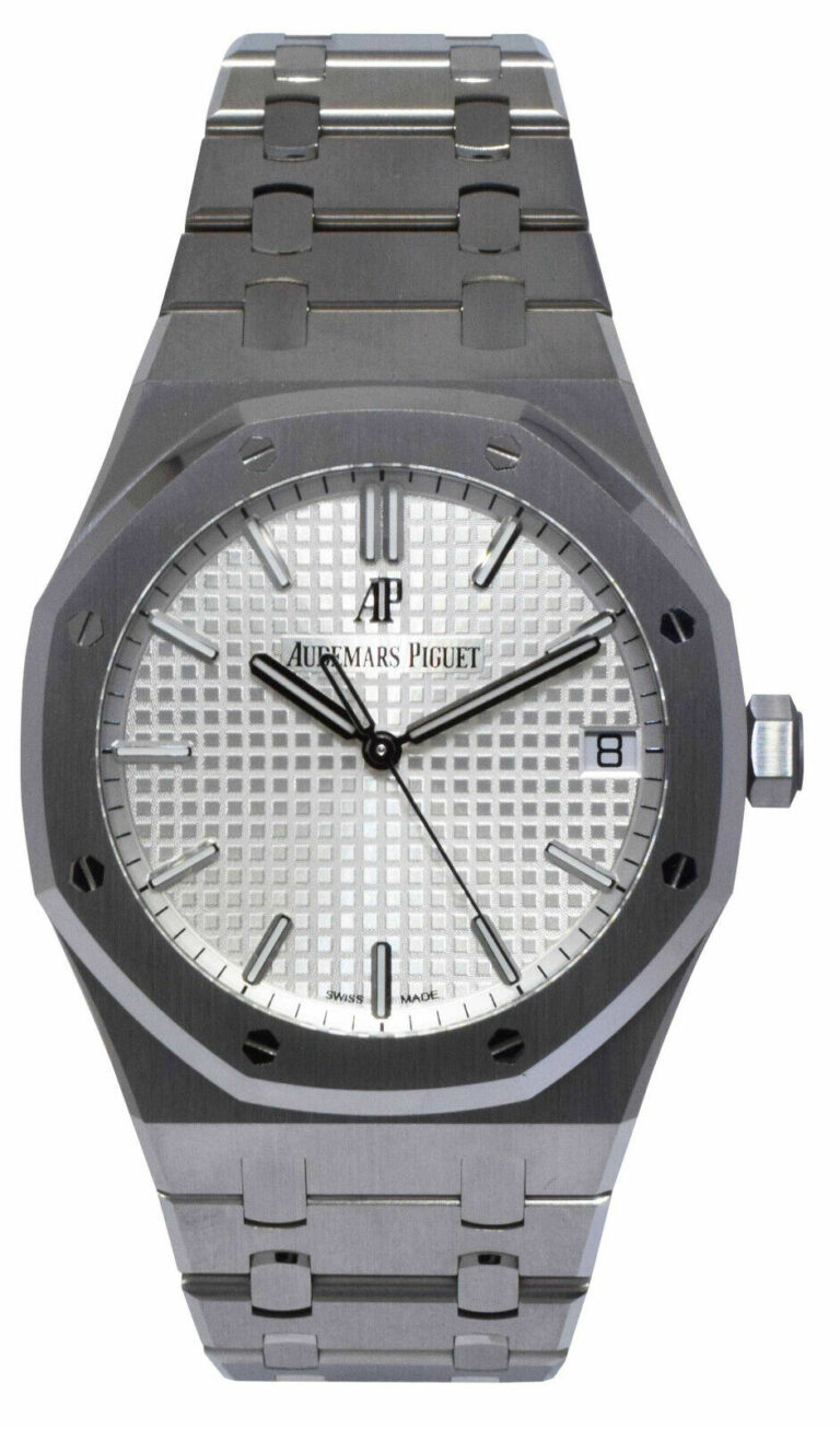 Audemars Piguet Royal Oak 41 Mens Silver Dial Watch B/P 15500ST.OO.1220ST.04