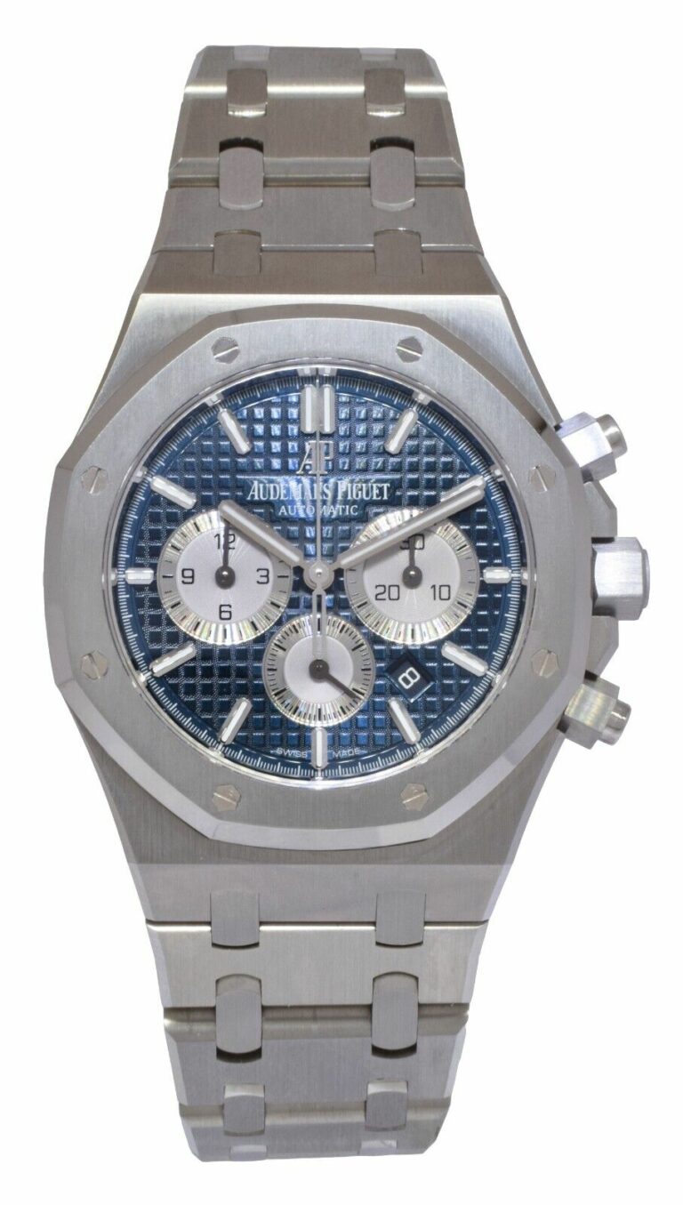 Audemars Piguet Royal Oak Chronograph Blue Steel Watch B/P 26331ST.OO.1220ST.01