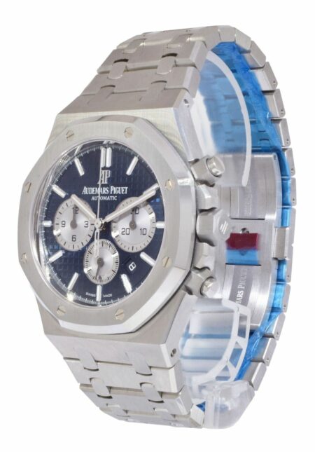 Audemars Piguet Royal Oak Chronograph Blue Steel Watch B/P 26331ST.OO.1220ST.01