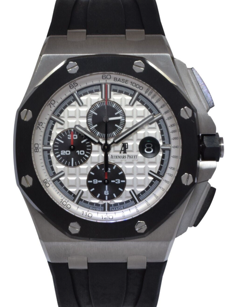 Audemars Piguet Royal Oak Offshore Steel Ceramic Panda Dial 44mm Watch 26400SO