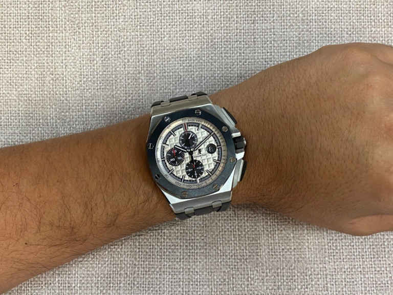 Audemars Piguet Royal Oak Offshore Steel Ceramic Panda Dial 44mm Watch 26400SO