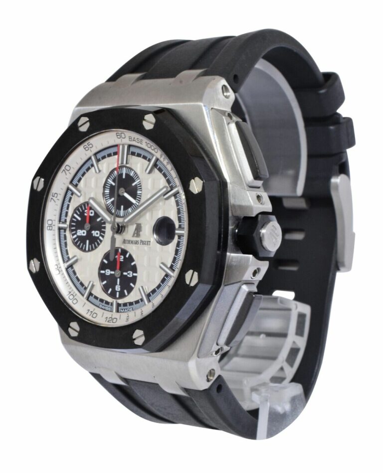 Audemars Piguet Royal Oak Offshore Steel Ceramic Panda Dial 44mm Watch 26400SO