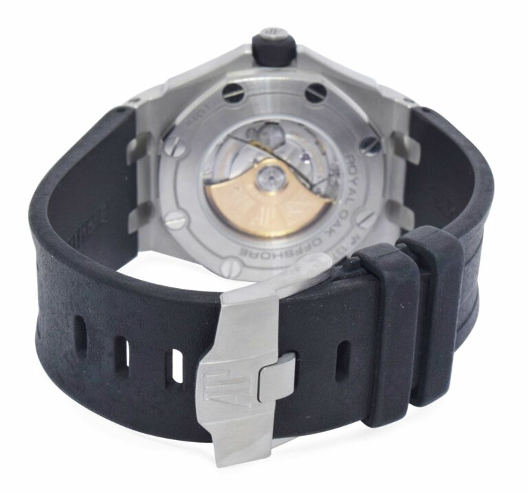 Audemars Piguet Royal Oak Offshore Steel Diver Black Dial 42mm Watch B/P 15710ST