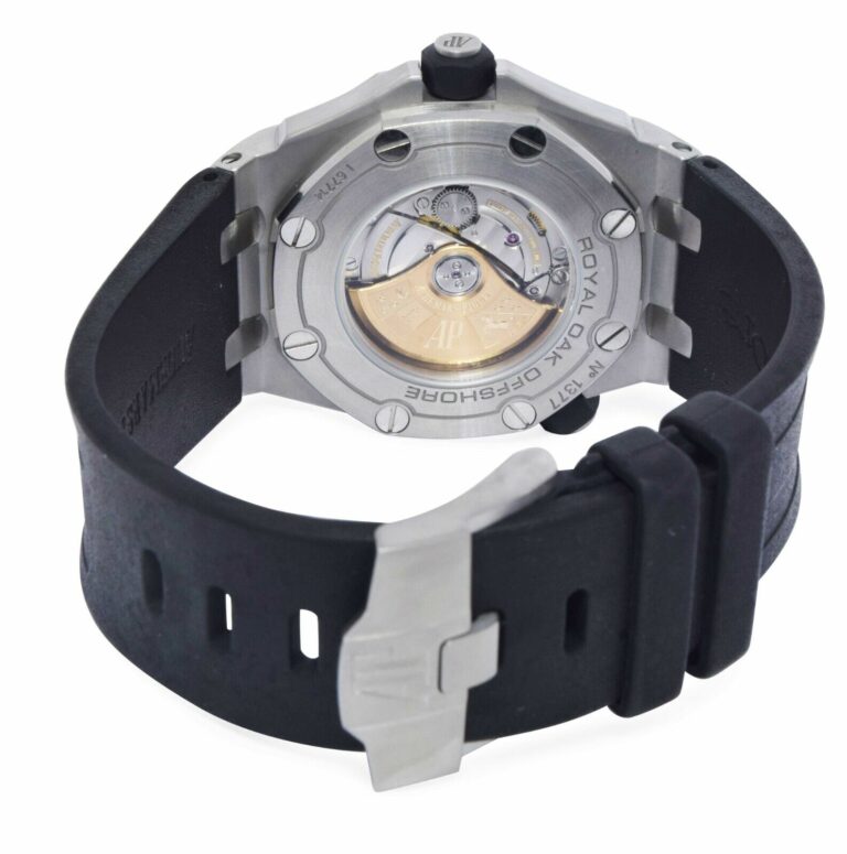 Audemars Piguet Royal Oak Offshore Steel Diver Black Dial 42mm Watch B/P 15710ST