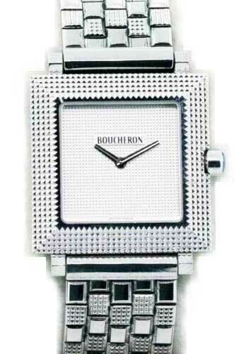 Boucheron Classique 30mm Square 18K White Gold Watch