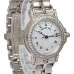 Breguet Marine 18k White Gold MOP Diamond Ladies 26mm Automatic Watch 8401BB