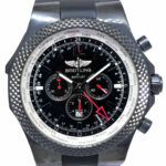 Breitling Bentley GMT Midnight Carbon Black Steel Mens Watch Box/Papers M47362