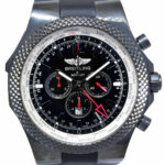 Breitling Bentley GMT Midnight Carbon Black Steel Mens Watch Box/Papers M47362