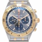 Breitling Chronomat B01 42 Chronograph 18k Rose Gold/Steel Mens Watch B/P UB0134