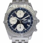 Breitling Chronomat Chronograph Steel Black/Silver Dial Mens 40mm Watch A13352