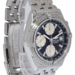 Breitling Chronomat Chronograph Steel Black/Silver Dial Mens 40mm Watch A13352