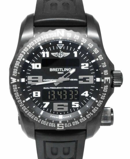 Breitling Emergency Night Mission Titanium Volcano Black 51mm Watch B/P V76325