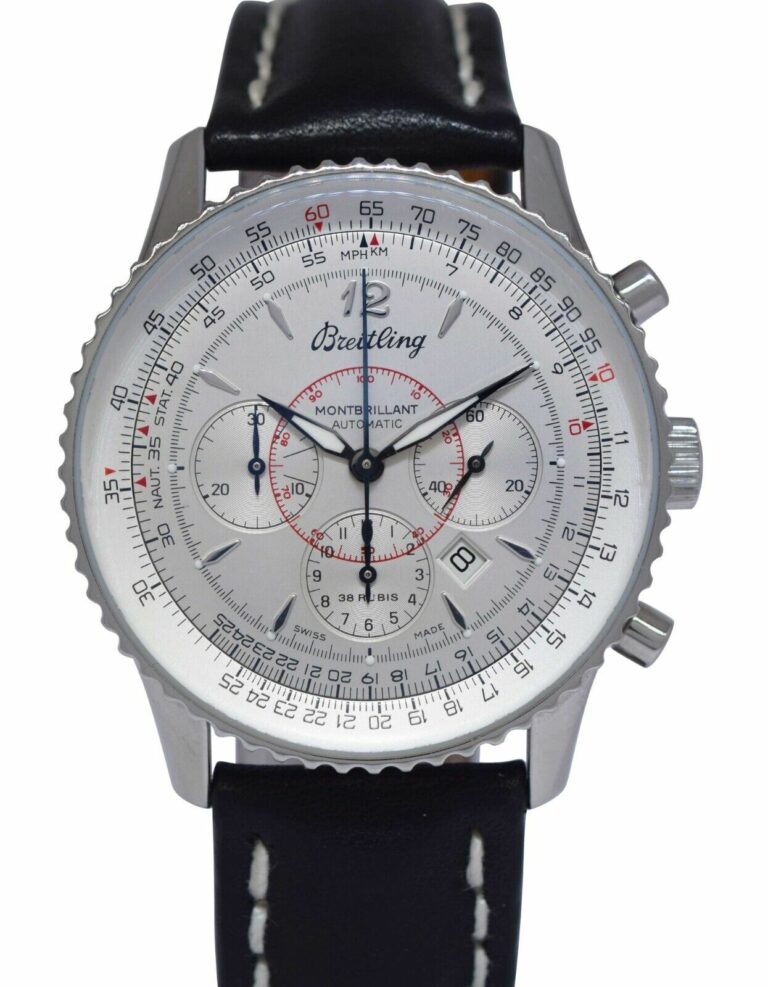 Breitling Navitimer Montbrillant Chronograph Steel Mens 38mm Watch A41330