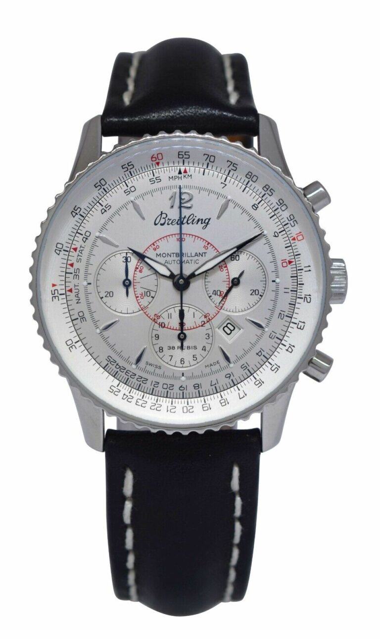 Breitling Navitimer Montbrillant Chronograph Steel Mens 38mm Watch A41330