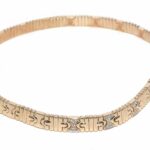 Bulgari Parentesi 18 Carat Yellow Gold and Diamond 2.75ct 16'' Necklace