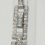 Bulova Ladies Vintage Platinum 
Diamond Watch