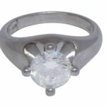 Bvlgari 1.62ct Round Brilliant Cut Diamond 
Platinum Solitaire Ring Size 6