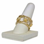 Carrera Y Carrera Cherub 18k Yellow Gold 
Diamond Band Ring Size 7.5