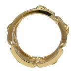 Carrera Y Carrera Cherub 18k Yellow Gold 
Diamond Band Ring Size 7.5